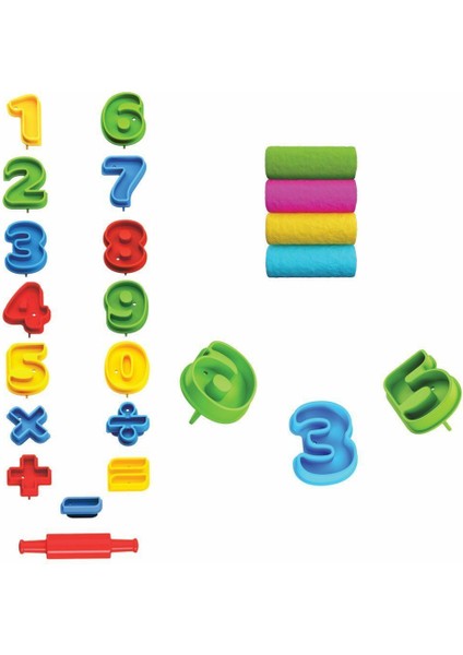 03552 3D Rakamlar Hamur Set 200GR