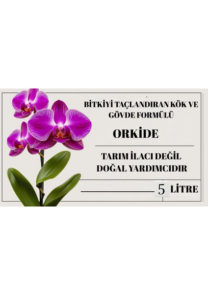 Doğal Kök ve Gövde Formül(Orkide)
