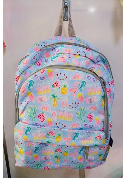 Tatil Desenli Ilkokul Çantası