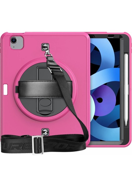 Ipad Pro 11 (2020) Kılıf Strap-C Otterbox Tablet Kapak - Pembe Glstd