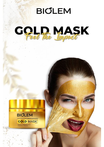 Gold Mask 50 ml – Yoğun Nemlendirici & Cilt Bariyerini – Retinol, Hyaluronik Asit, Vitamin C, Propolis Içerikli Maske indirimleri