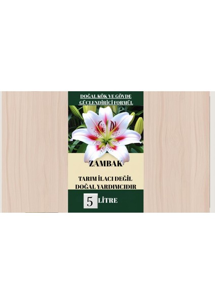 Doğal Kök ve Gövde Formül(Zambak)