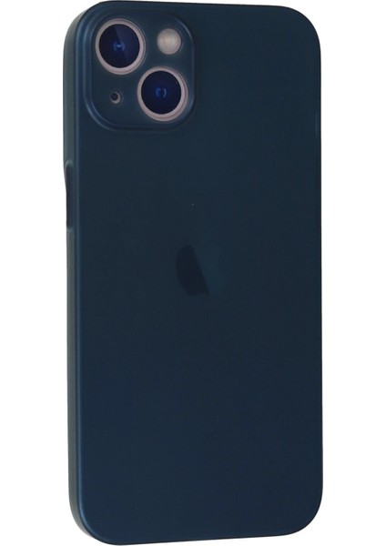Apple iPhone 13 Mini Kılıf Pp Ultra Ince Kapak - Mavi Glstd