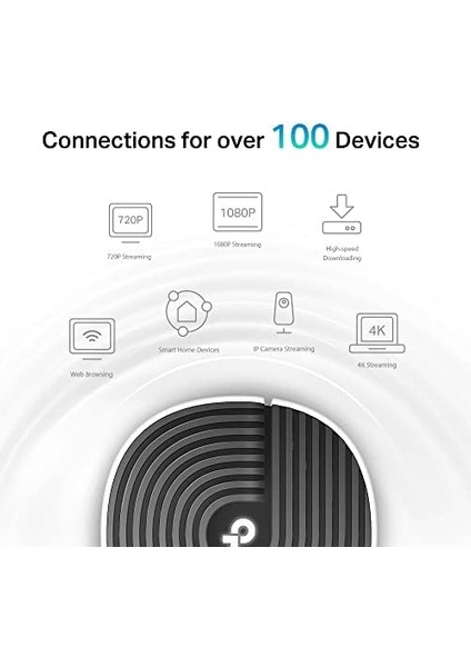 Deco S7(1-Pack), AC1900 Mbps, Dual-Band, Gigabit Portları, 100'DEN Fazla Cihaz Bağlantısı, Mobil Uygulama ile Kolay Kurulum, Wi-Fi 5 Mesh Sistemi