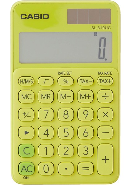 SL-310UC-YG Cep Tipi 10 Hane Sarı Hesap Makinesi