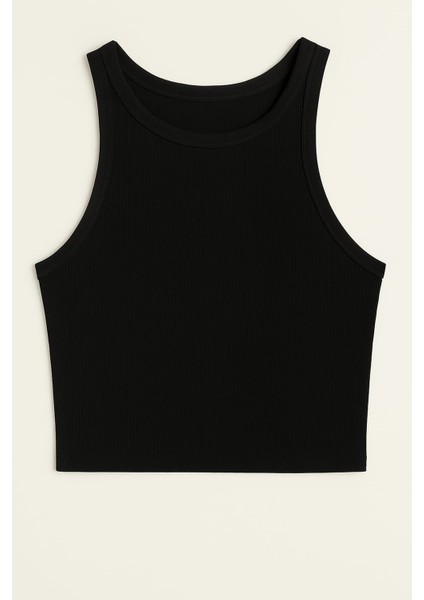 Halter Yaka Bluz Crop Fitilli Atlet fiyatları