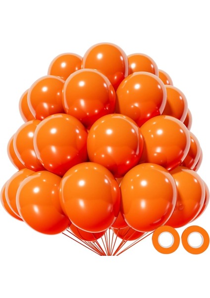 Metalik Balon Turuncu 100 Adet