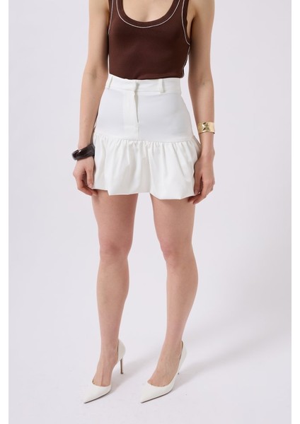 Büzgü Detay Mini Etek modelleri