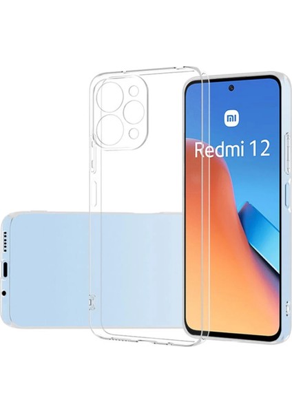 Xiaomi Redmi 12 Kılıf LüX Şeffaf Silikon Glstd