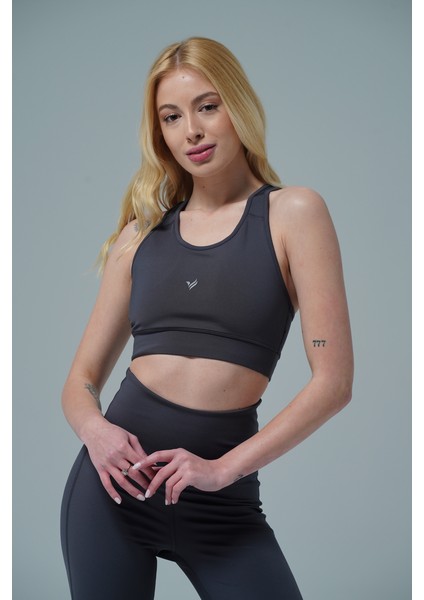 George Phoenix Aero Motion - Füme Geniş Askılı Kaplı ve Destekli Spor Sütyeni fırsatları
