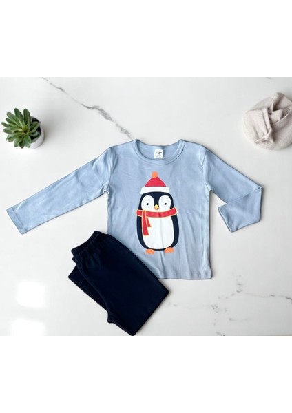 Penguenli Pijama Takımı