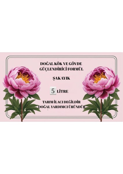Doğal Kök ve Gövde Formül(Şakayık)