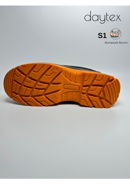 S1 Kompozit Burun Hafif Rahat Sportif Görünümlü Ortopedik, Kaymaz Taban Iş Ayakkabısı indirimleri