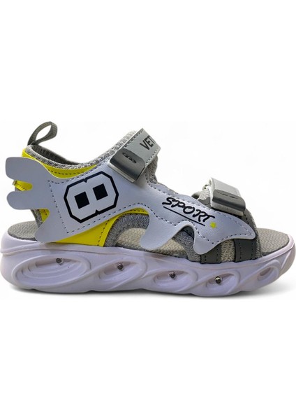 120 Erkek Çocuk Okul Öncesi Hafif Işıklı Sandalet