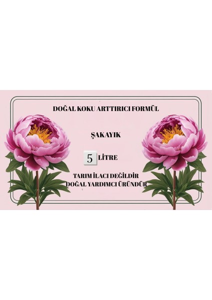 Doğal Koku Arttırıcı Formül(Şakayık) fiyatları