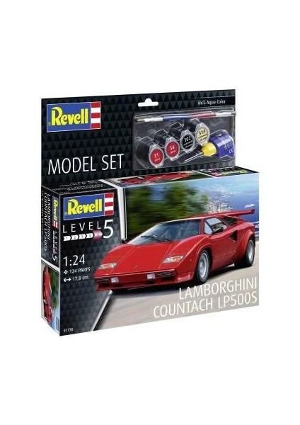Model Set 1:24 Lamborghini Countach LP500S 67730 fiyatları