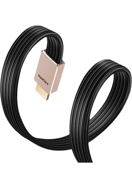 Philips SWV8100A/93 4K 60 Hz V2.1 Yassı 1 Metre HDMI Görüntü Kablosu