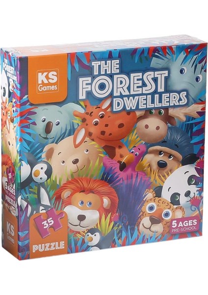 Prs 32713 The Forest Dwellers 35 Parça Puzzle -Ks Puzzle