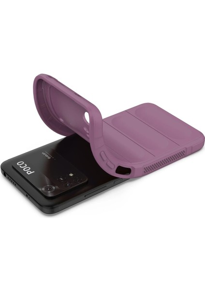 Xiaomi Poco M4 Pro 4g Kılıf Optimum Silikon - Mor Glstd