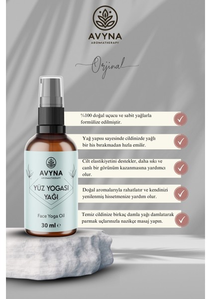 Yüz Yogası Yağı 30 ml Cam Şişede Saf ve Doğal (Face Yoga Oil) fiyatları