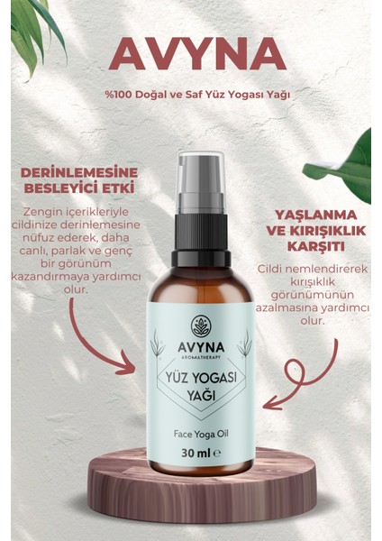 Yüz Yogası Yağı 30 ml Cam Şişede Saf ve Doğal (Face Yoga Oil) modelleri