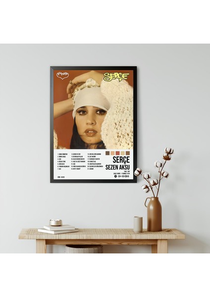 Sezen Aksu - Serçe Albüm Spotify Çerçeveli Poster Tablo modelleri