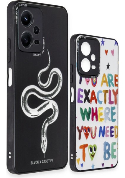Xiaomi Redmi Note 12 5g Kılıf Mirror Desenli Kapak - Mirror - 10 Glstd