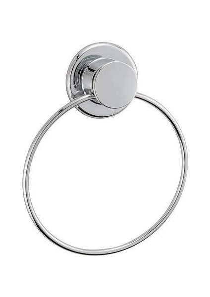 ® Arkası Yapışkanlı Yuvarlak Metal Havluluk Askısı Aparatı
