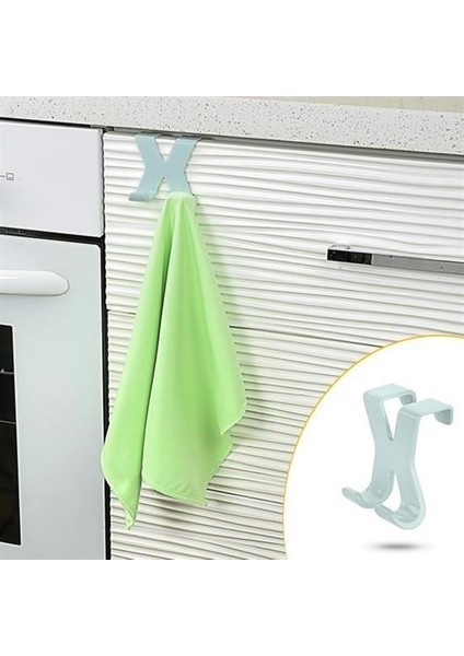 ® Mutfak Banyo Dolap Kapağına Takılan Meta Havlu Askılığı Aparatı