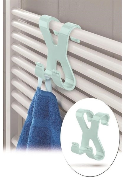 ® Mutfak Banyo Dolap Kapağına Takılan Meta Havlu Askılığı Aparatı