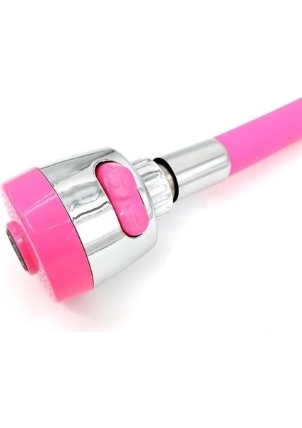 ® Oynar Başlıklı Tasarruflu Kubar Musluk Borusu ve Başlığı Pembe
