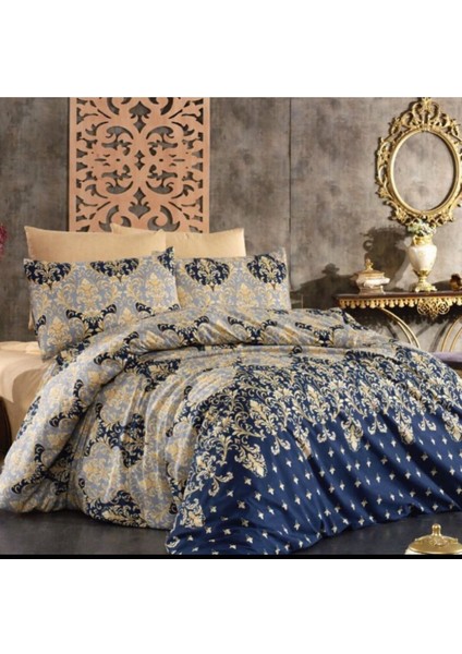 Lüks Dayanıklı Yumuşak Doğal Pamuklu Tek Kişilik Nevresim Takımı + Lastikli Çarşaf + Yastık Kılıfı