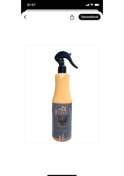 Keratin İçerikli Fön Suyu fiyatları