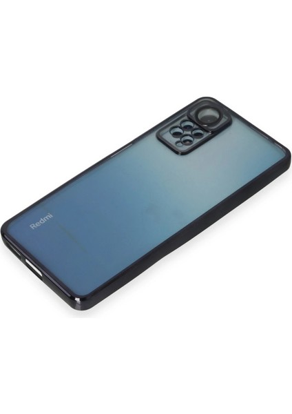 Xiaomi Redmi Note 12 Pro 4g Kılıf Razer Lensli Silikon - Siyah Glstd