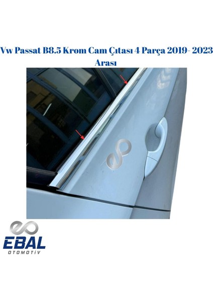 Vw Passat B8.5 Krom Cam Çıtası 4 Parça 2019- 2023 Arası Paslanmaz Çelik fırsatları