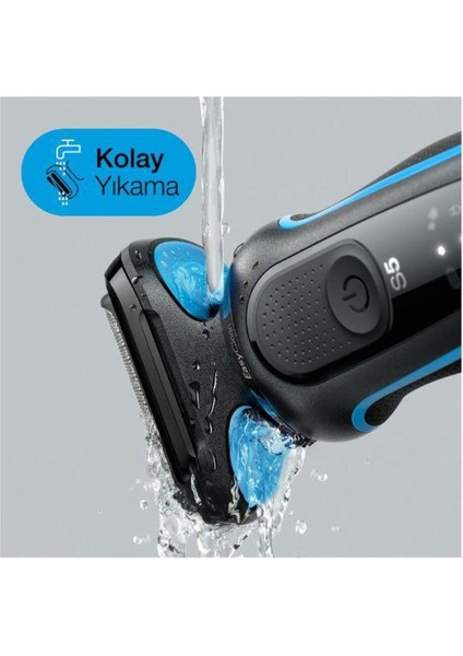 Seri 5 B1200S Kablosuz Tıraş Makinası, Easyclean, Easyclick Islak & Kuru