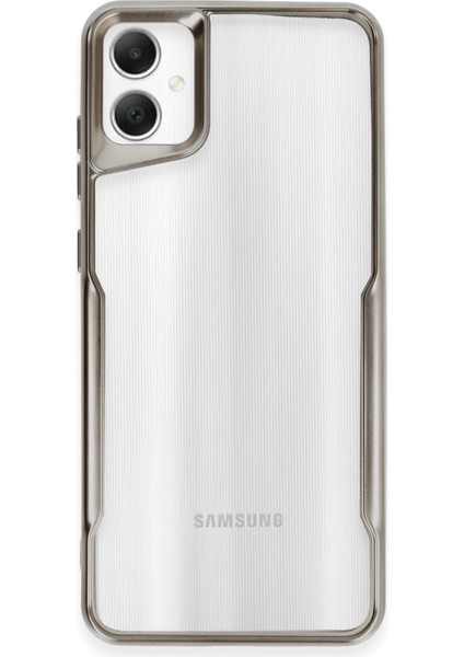 Samsung Galaxy A06 Kılıf Boyi Silikon Kapak - Titan Gri Glstd