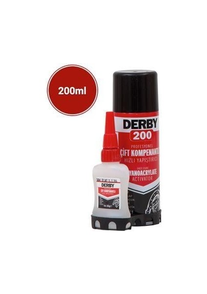 Mdf Kit Hızlı Yapıştırıcı 200 ml 8693890301900DERBY Mdf Kit Hızlı Yapıştırıcı 200 ml 8693890301900 fiyatları