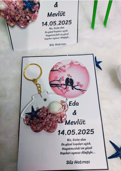 15 Adet Davatiyeli Epoksi Anahtarlık , Söz , Nişan, Nikah , Kına, Mevlüt Hediyelik