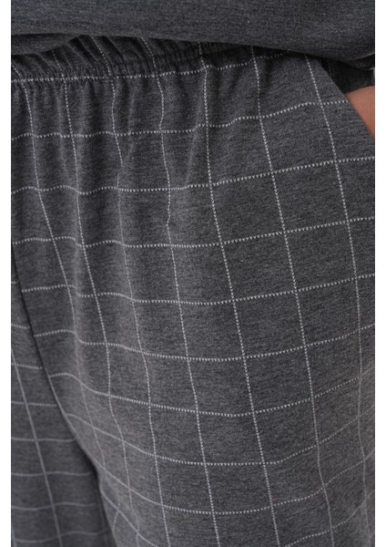 Mecit 2982 Füme Büyük Beden Uzun Kollu Erkek Pijama Takımı fırsatları