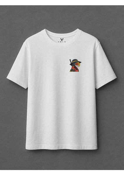 Unisex Ninja Baskılı Oversize T-Shirt