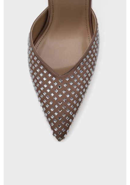 Raine Topuklu Sivri Burunlu Taşlı Bilekten Bantlı Şık Kadın Ayakkabı fırsatları