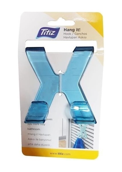 Buffer® Hang It Pratik Kolay Taşımabilir Havlupan 2 Kancalı Banyo Askısı