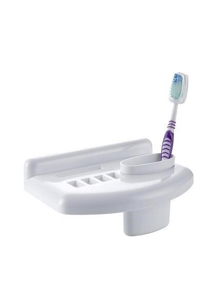 Buffer® Banyo Diş Macunu Diş Fırçası Tutacağı Bardağı Fırçalık Stand