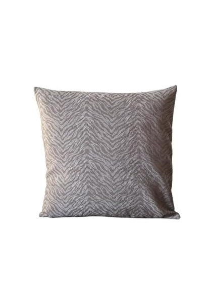 Menashop Metrashop Home Zebrano Vizon Renkli Zebra Desenli 45X45 Kare Kırlent Kılıfı 45 x 45