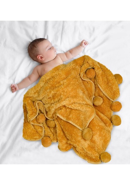 Menashop Battaniyesi,beşik Battaniyesi,bebek Arabası Battaniyesi,kundak Battaniyesi,pelüş Battaniye,welsoft Battaniye (Kahve)