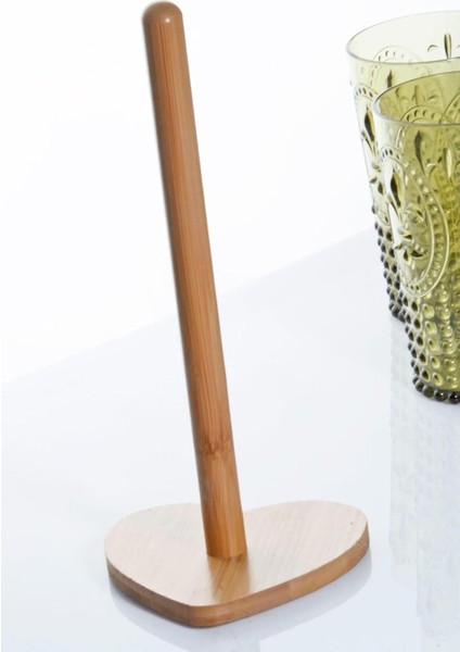 Menashop Diyarı Kalp Şekilli Bambu Kağıt Havluluk & Peçetelik Bambu
