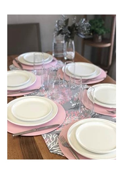 Menashop Izmir Amerikan Servis, 6' Lı Supla ve Runner Pembe Mercan Tk6 modelleri