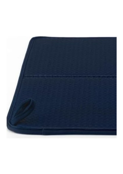 Menashop Bulaşık Kurutma Matı Tezgah Üstü Bulaşık Suyu Emici 44X33CM Kurutucu Bulaşık Altlığı (Lacivert) fiyatları