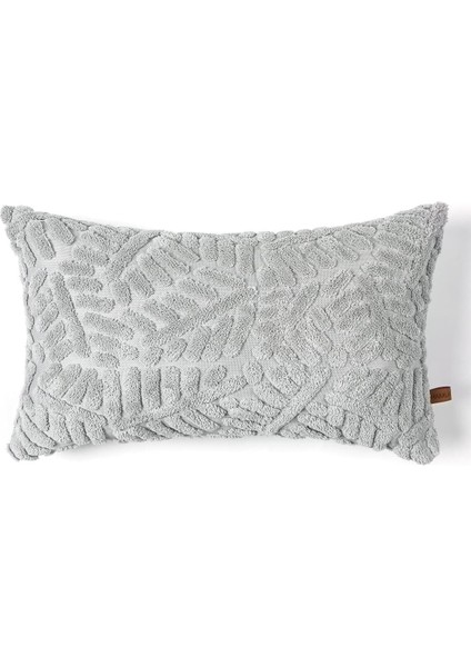 Menashop Jakarlı Kırlent 28X50 cm Forest Gri